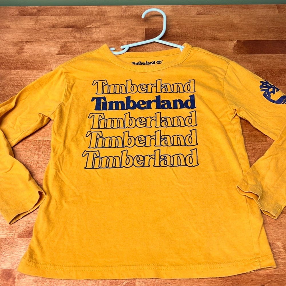 Timberland Boys size 5 longsleeve Tshirt, EUC - Picture 1 of 5